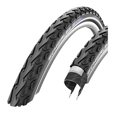 Покрышка 28" Schwalbe LAND CRUISER PLUS Active/Wired, PunctureGuard, E-25, SBC, Black-Reflex