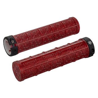 Грипсы Supacaz Grizips, Lock-on, Red Bling