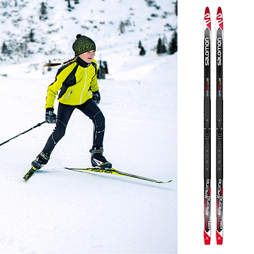 Беговые лыжи Salomon TEAM RACING GRIP 18-19