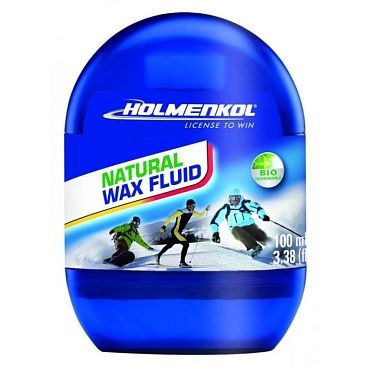 Мазь скольжения HOLMENKOL универсальная эмульсия BIO Natural Wax Fluid 0/-20C 75мл