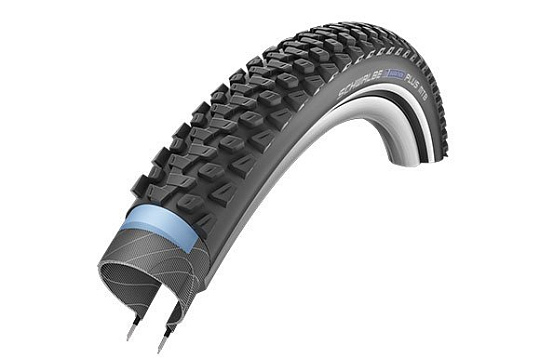 Покрышка 26" Schwalbe MARATHON PLUS MTB Perf/Wired S-Guard E-50 Addix, Black-Reflex