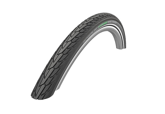 Покрышка 26" Schwalbe ROAD CRUISER Active/Wired, K-Guard, Green comp, Black-Reflex