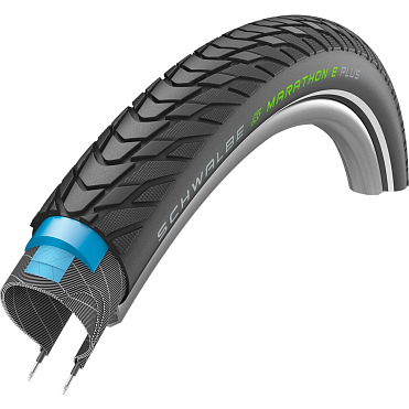 Покрышка 28" Schwalbe MARATHON E-PLUS Smart DualGuard, E-50, Addix E