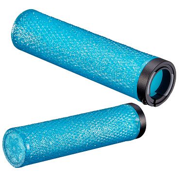 Грипсы SUPACAZ Diamond Kush Lock-on Grips Maui Blue Blinq