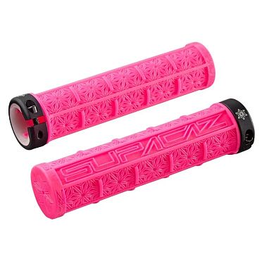 Грипсы Supacaz Grizips, Lock-on, Hot Pink