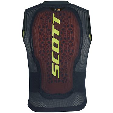 Горнолыжная защита SCOTT AirFlex Jr Vest Protector blue nights/lime yellow 19/20