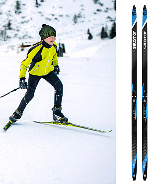 Беговые лыжи Salomon S/RACE JUNIOR CARBON SK 21-22