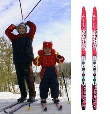 Беговые лыжи Fischer SNOWSTAR PINK с креплениями 17-18